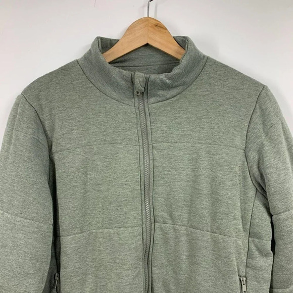 Three Dots Women's Quilted Fluffy Long Sleeve Full Zip Jacket Size M - Picture 4 of 11